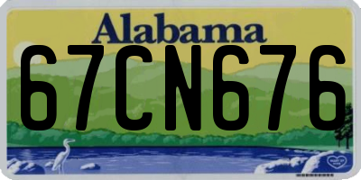 AL license plate 67CN676