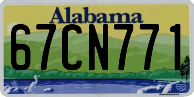 AL license plate 67CN771