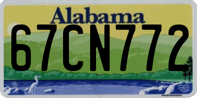 AL license plate 67CN772