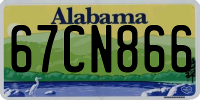 AL license plate 67CN866