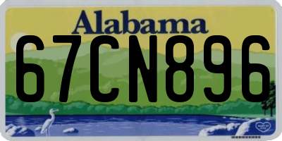 AL license plate 67CN896