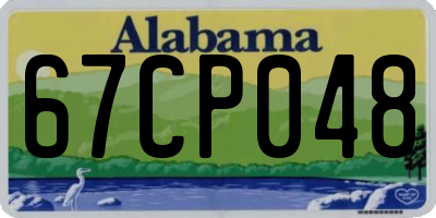 AL license plate 67CP048