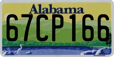 AL license plate 67CP166