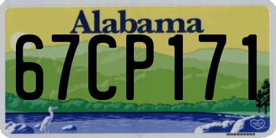 AL license plate 67CP171