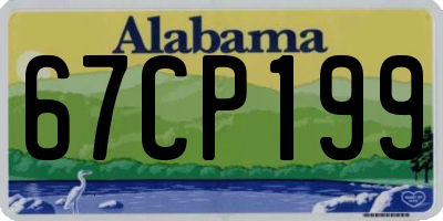 AL license plate 67CP199