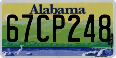 AL license plate 67CP248