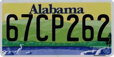 AL license plate 67CP262