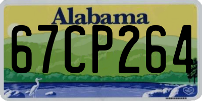 AL license plate 67CP264