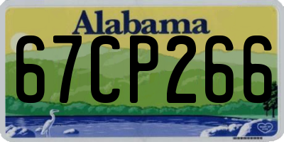 AL license plate 67CP266
