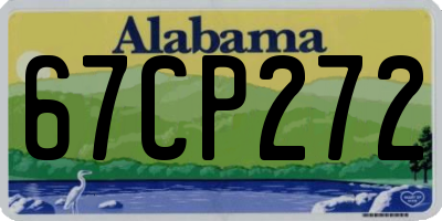 AL license plate 67CP272