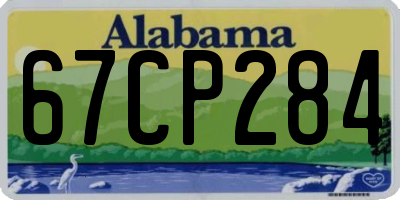 AL license plate 67CP284