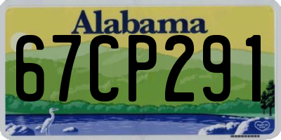 AL license plate 67CP291