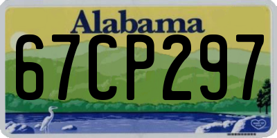 AL license plate 67CP297
