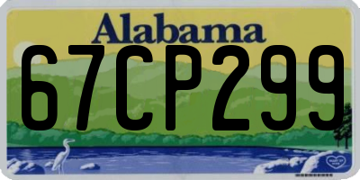 AL license plate 67CP299
