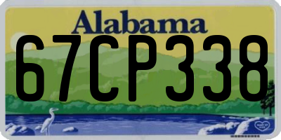 AL license plate 67CP338