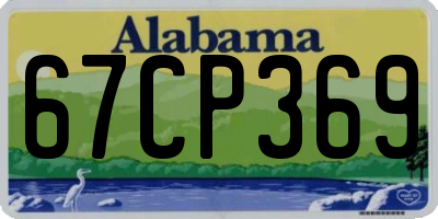 AL license plate 67CP369