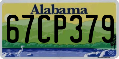AL license plate 67CP379