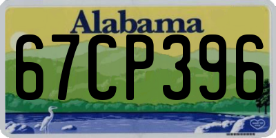 AL license plate 67CP396