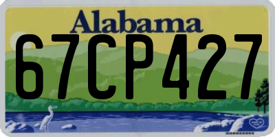AL license plate 67CP427