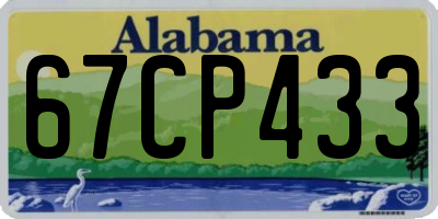 AL license plate 67CP433