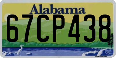 AL license plate 67CP438