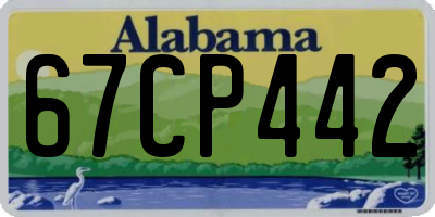 AL license plate 67CP442