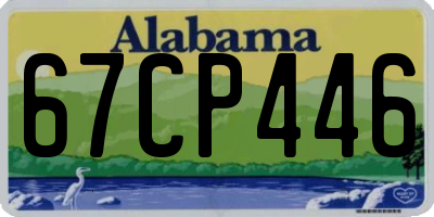 AL license plate 67CP446