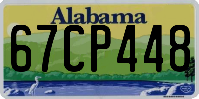 AL license plate 67CP448