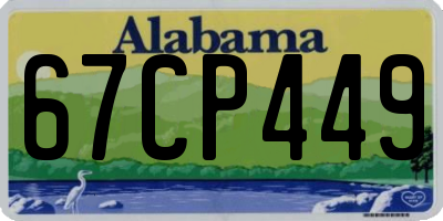 AL license plate 67CP449