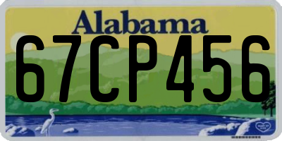 AL license plate 67CP456