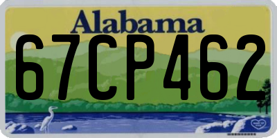 AL license plate 67CP462