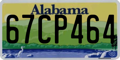 AL license plate 67CP464