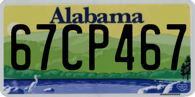 AL license plate 67CP467