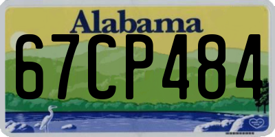 AL license plate 67CP484