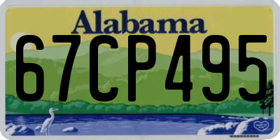 AL license plate 67CP495
