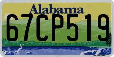 AL license plate 67CP519