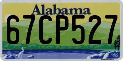 AL license plate 67CP527