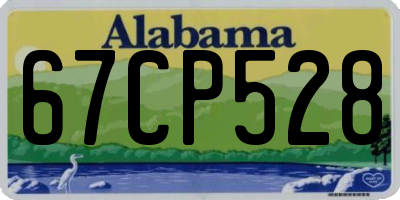 AL license plate 67CP528
