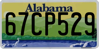 AL license plate 67CP529