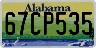 AL license plate 67CP535