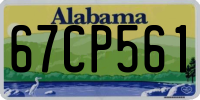 AL license plate 67CP561