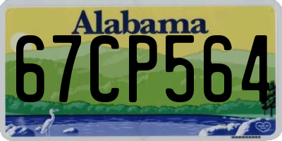 AL license plate 67CP564