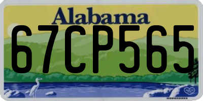 AL license plate 67CP565