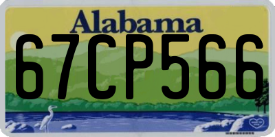 AL license plate 67CP566