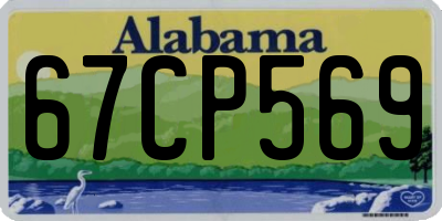 AL license plate 67CP569