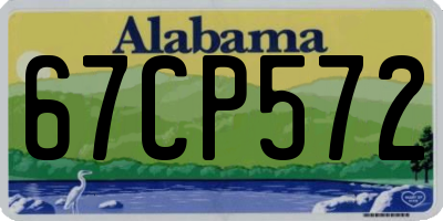 AL license plate 67CP572