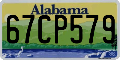 AL license plate 67CP579