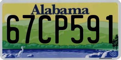 AL license plate 67CP591