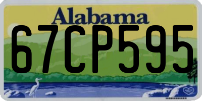 AL license plate 67CP595