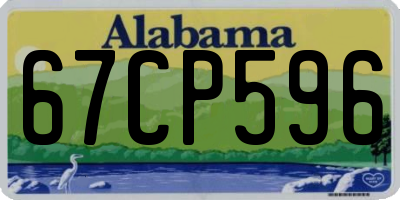 AL license plate 67CP596